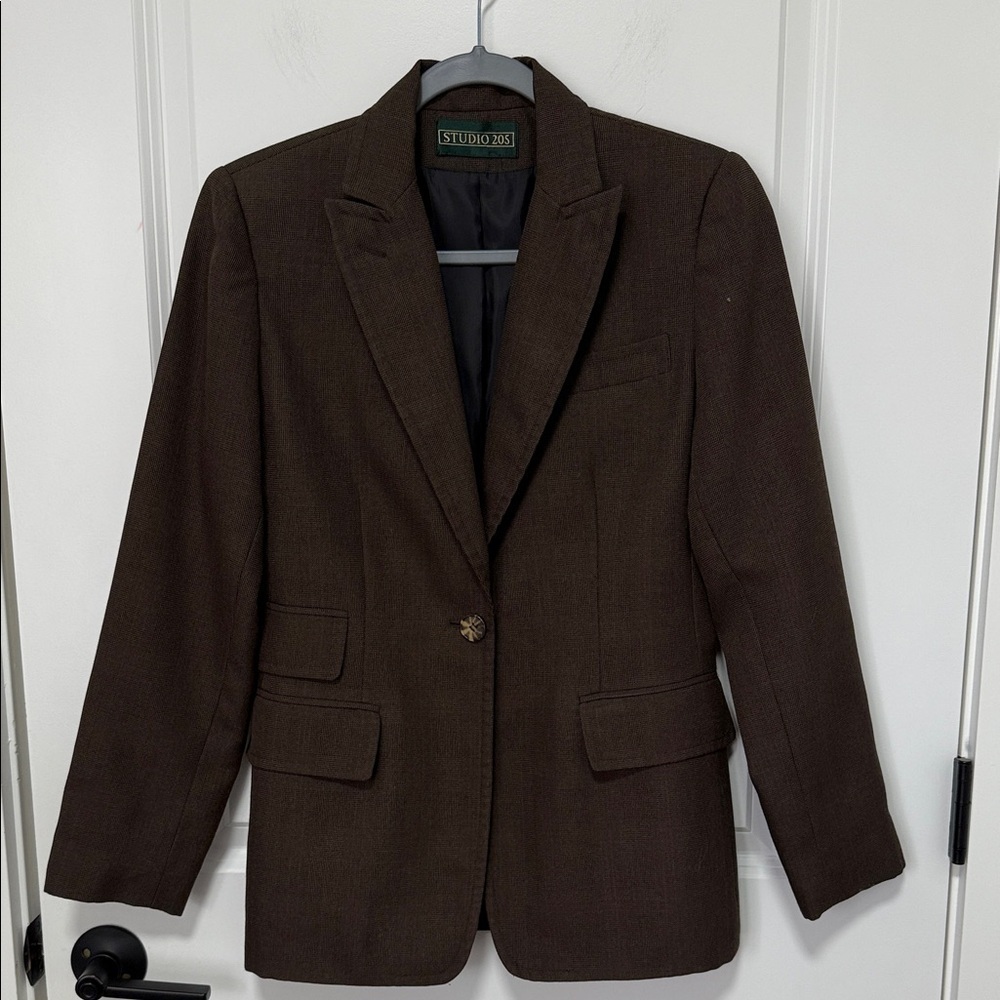 Studio 205 Women’s Dark Brown Sport Coat